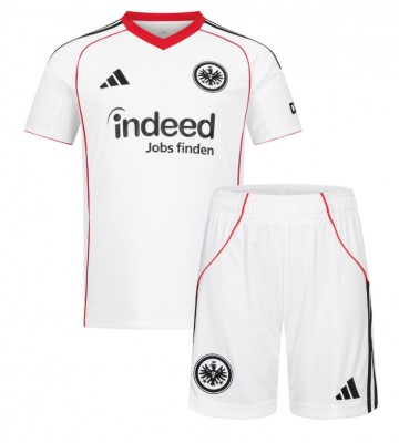 Eintracht Frankfurt Udebanetrøje Børn 2025-26 Kortærmet (+ Korte bukser)